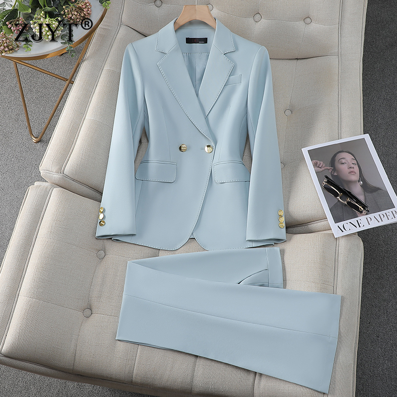 Women Formal Wear For Plus Size - ZJYT Spring Lady Business Chic Formal