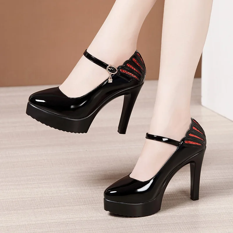 Women Formal Wear For Office - 11cm Small Size 32-43 White Wedding