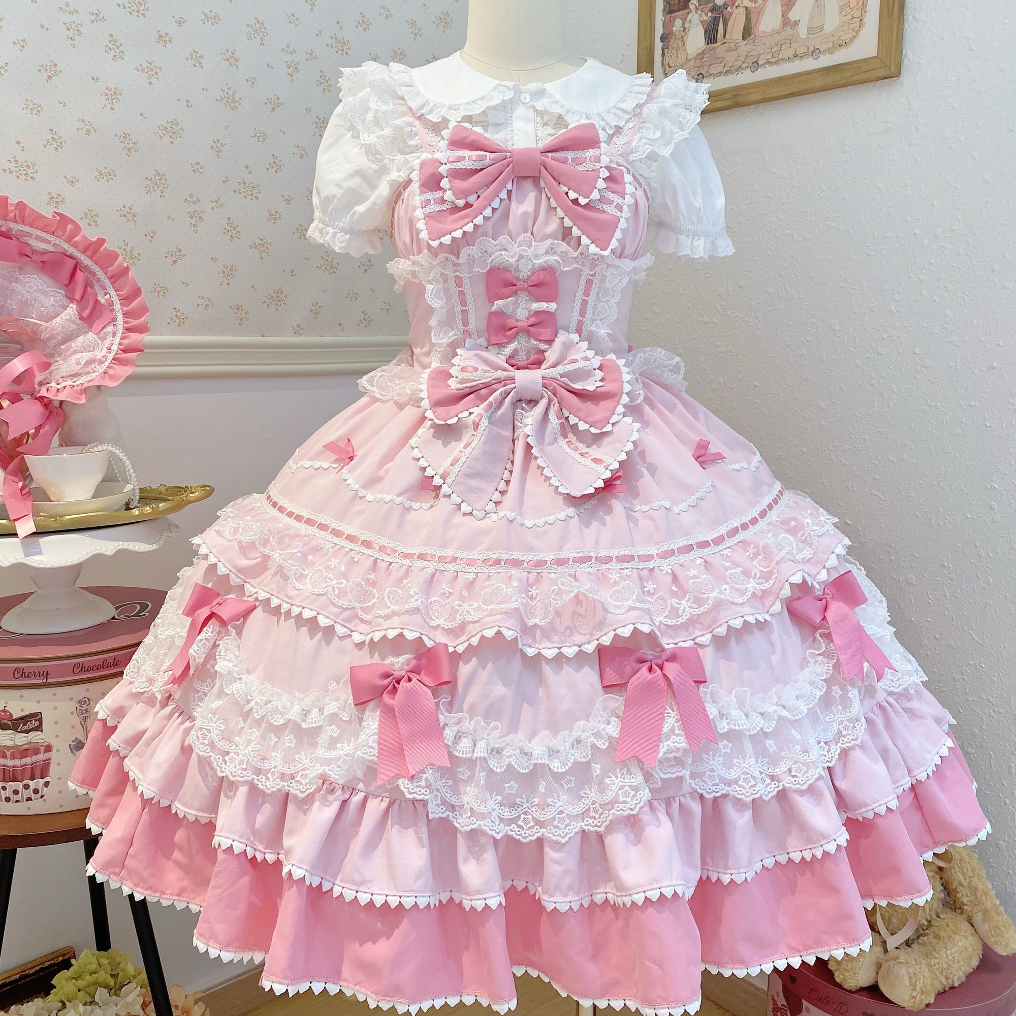 Victorian Women'S Formal Wear - Lolita Dress Cute Jsk Suspender Dress