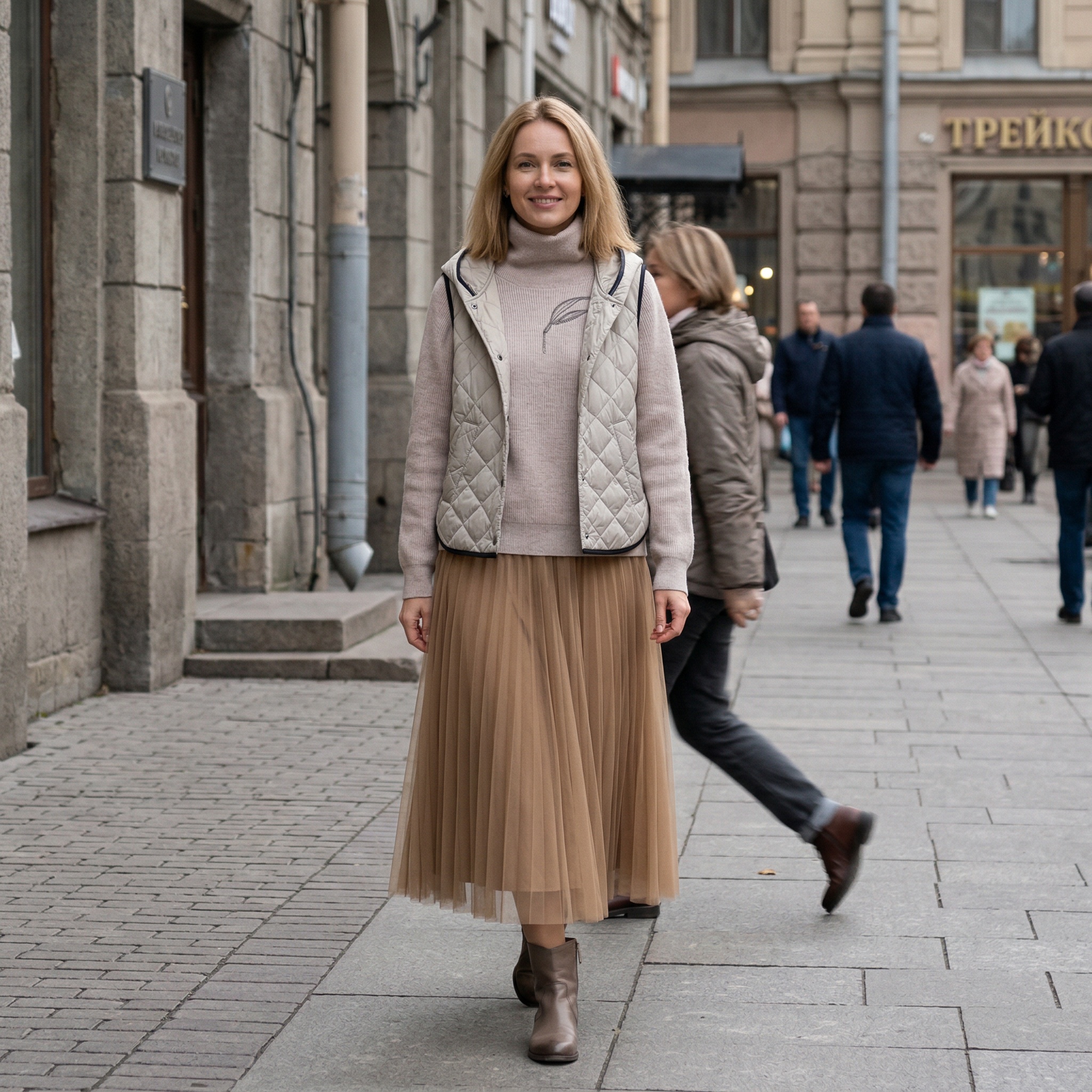 Women'S Formal Day Wear - 100% Wool Women Fashion Two Piece