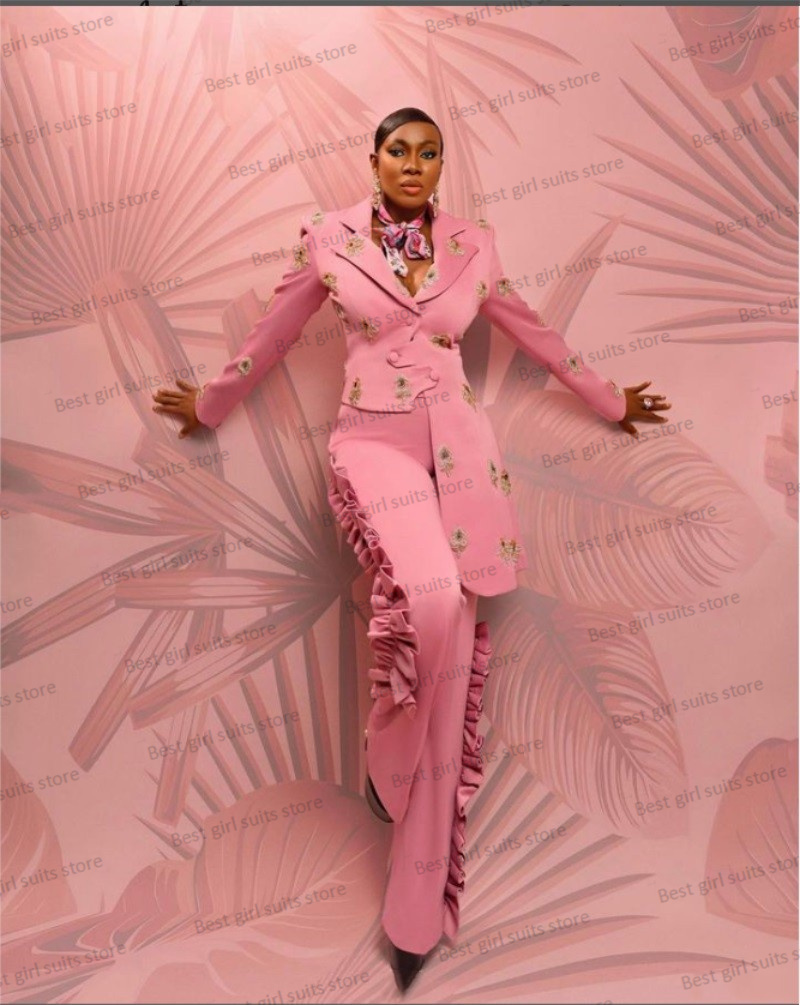 Pink Wedding Women Suit Set Bl - Women'S Formal Wear For A Wedding Guest reseña y precio