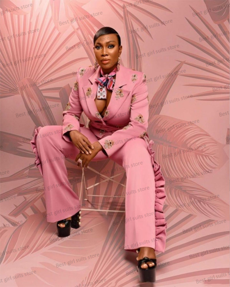 Pink Wedding Women Suit Set Bl - Women'S Formal Wear For A Wedding Guest reseña y precio