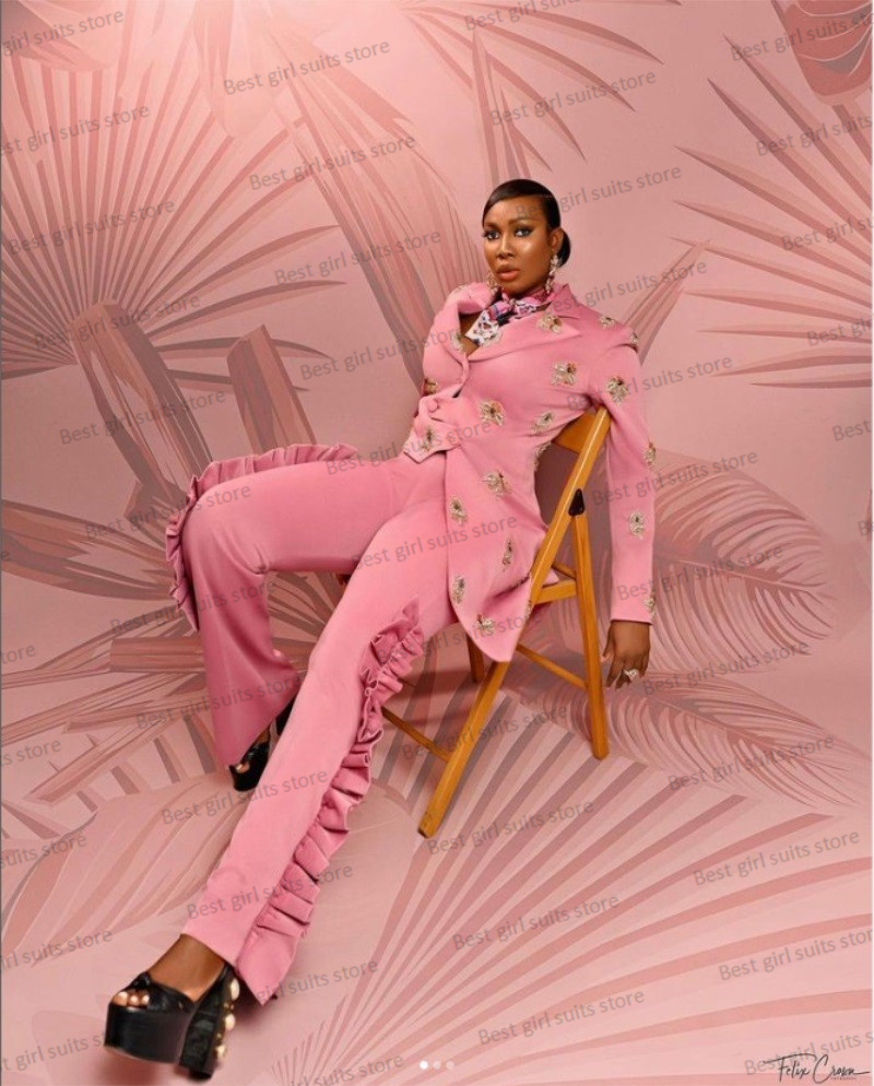 Pink Wedding Women Suit Set Bl - Women'S Formal Wear For A Wedding Guest reseña y precio