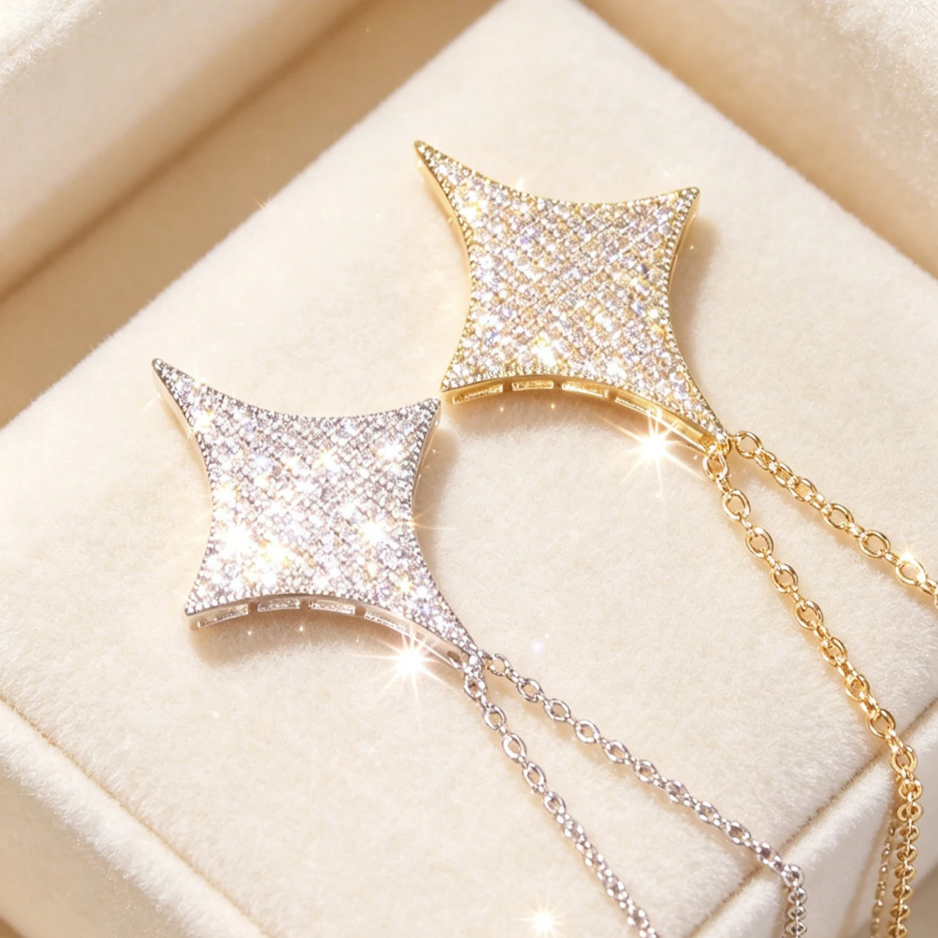 Three-piece four-star jewelry  - Women'S Formal Day Wear reseña y precio