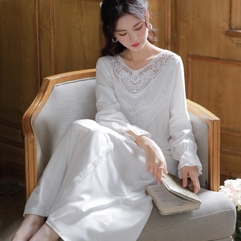 Romantic Lace Nightdress Women - Victorian Women'S Formal Wear reseña y precio