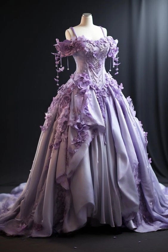 Elegant Floral Victorian Prom  - Victorian Women'S Formal Wear reseña y precio