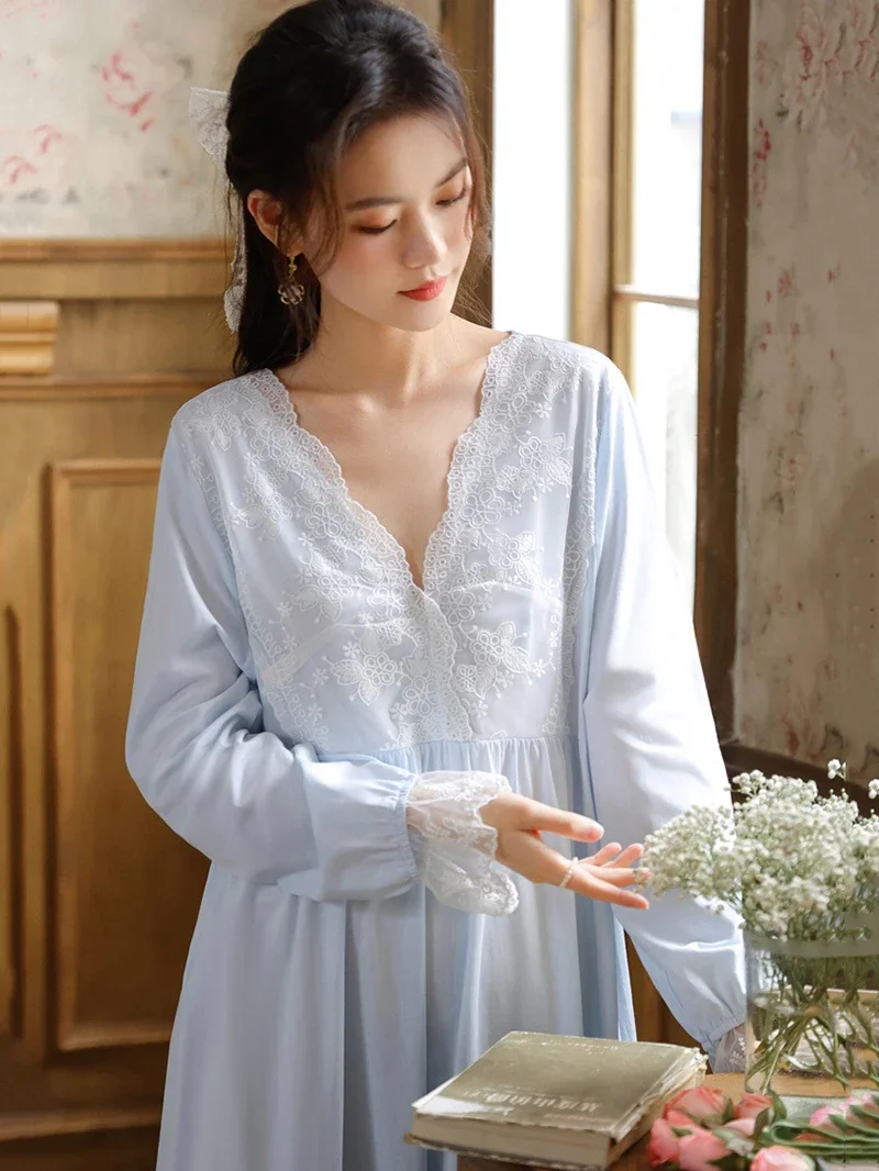 Women Cotton Ruffles Lace V-Ne - Victorian Women'S Formal Wear reseña y precio