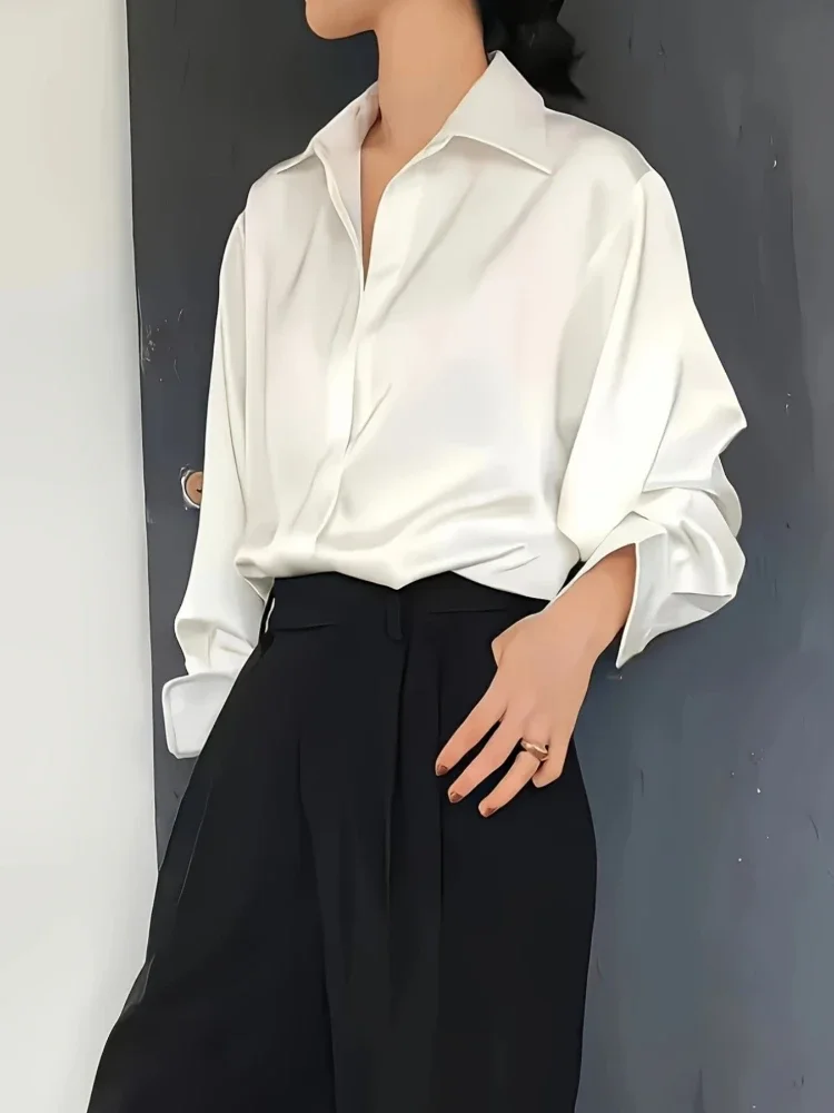 Plus Size Shirts 2025 Loose Ca - Women'S Formal Wear Blouse reseña y precio