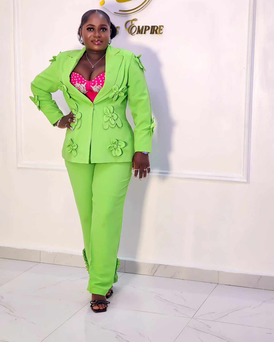 Plus Size Green Women Blazer S - Women'S Formal Wear For A Wedding Guest reseña y precio