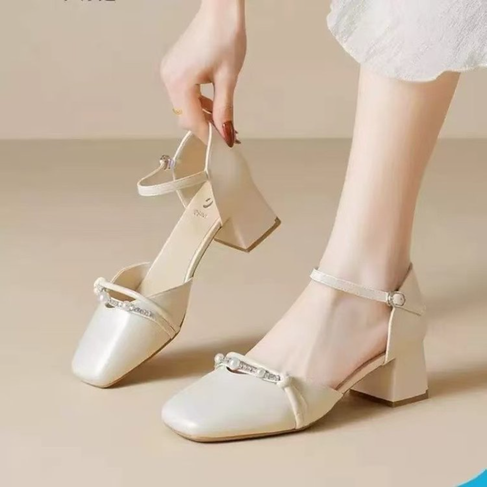 Elegant Pearl & Rhinestone Mar - Women Formal Wear For Office reseña y precio