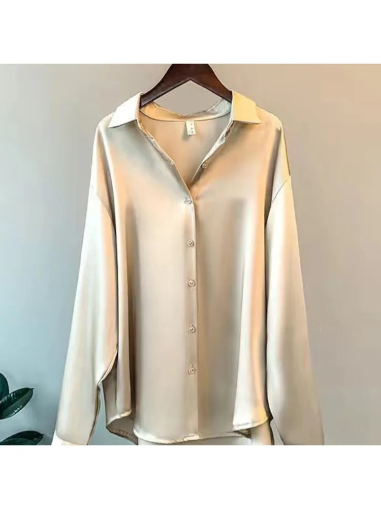 Plus Size Casual Women Silk Sh - Women'S Formal Wear Blouse reseña y precio
