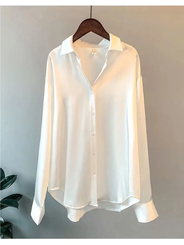 Plus Size Casual Women Silk Sh - Women'S Formal Wear Blouse reseña y precio