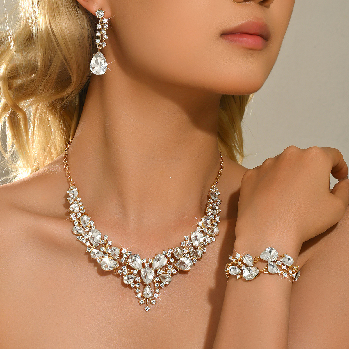 Fashion 3pcs Set Alloy Jewelry - Formal Wear Jewelry For Women reseña y precio