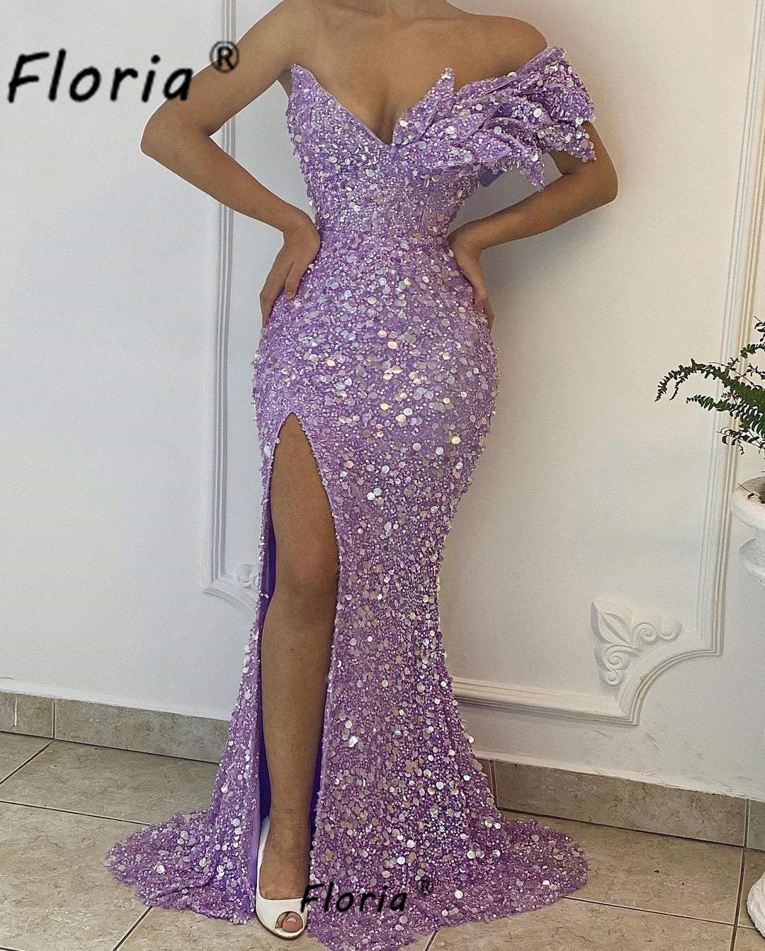 Customized Light Purple Prom D - Women'S Formal Wear For A Wedding Guest reseña y precio