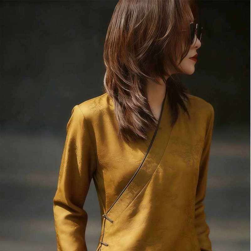 Chinese Style Women's Blouses  - Women'S Formal Wear Blouse reseña y precio