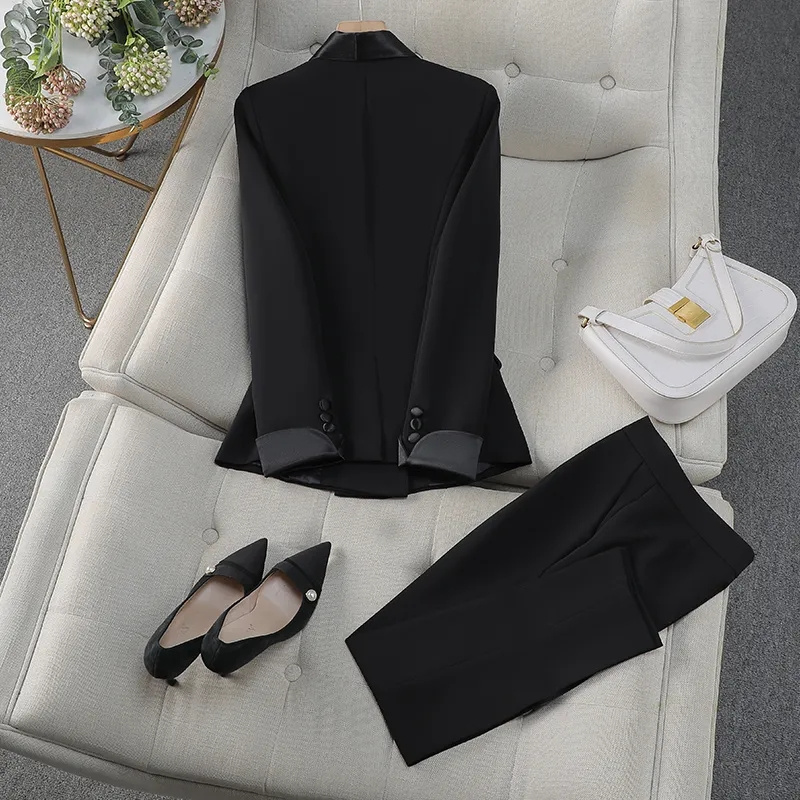 Elegant Red Black Women Pant S - Women'S Formal Day Wear reseña y precio
