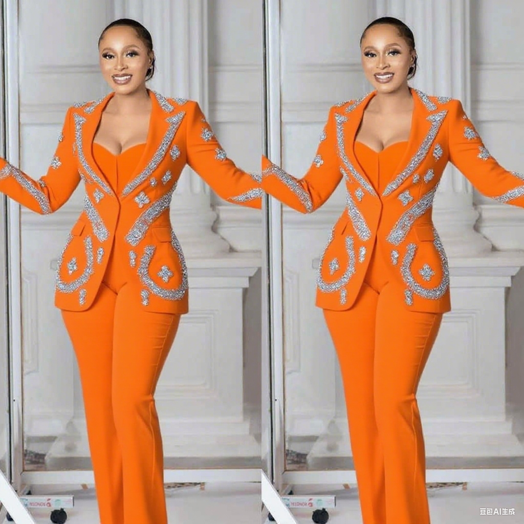 Luxury Women Pants Suits 2 Pcs - Women'S Formal Wear For A Wedding Guest reseña y precio