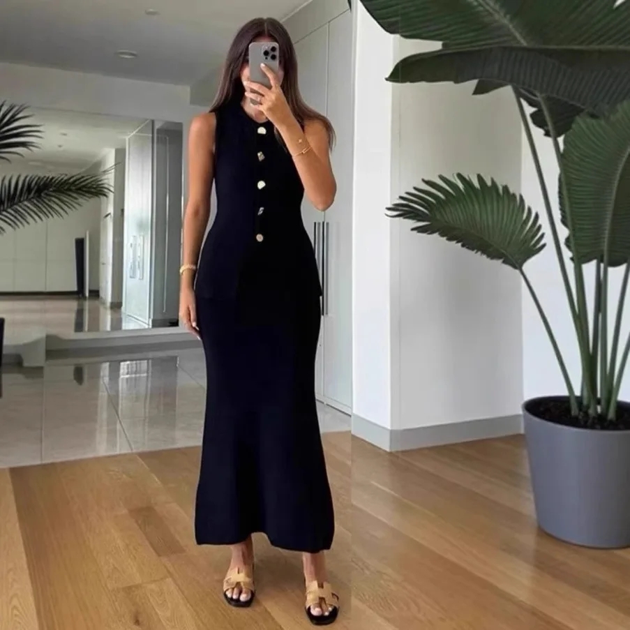 Round-neck Single-breasted Sle - Women'S Formal Day Wear reseña y precio