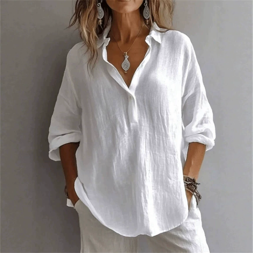 2026 New Summer Women's White  - Women'S Formal Wear Blouse reseña y precio