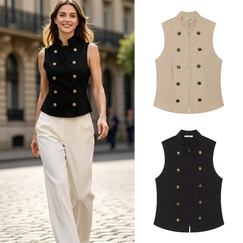 Women's Slim Fit Sleeveless Bu - Women'S Formal Day Wear reseña y precio