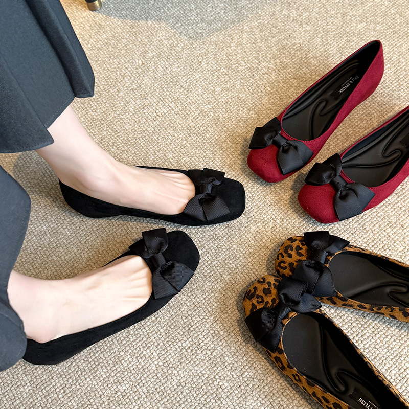 Multi-Color Suede Ballet Flats - Formal Women Daily Wear Shoes reseña y precio