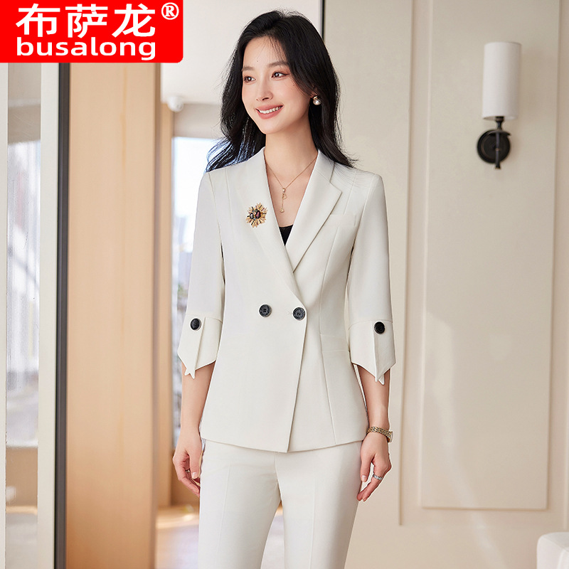 Spring Summer New Yellow Suit  - Yellow Formal Wear Women reseña y precio