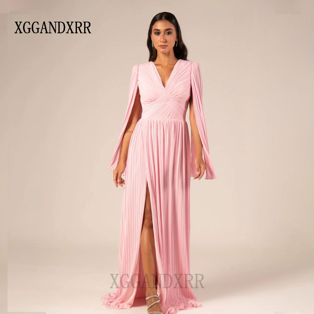 Customized Pink A Line Prom Dr - Formal Gala Wear Women reseña y precio