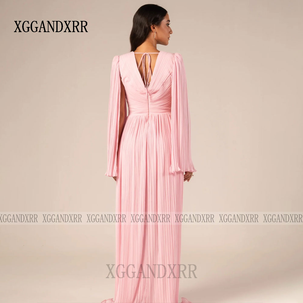 Customized Pink A Line Prom Dr - Formal Gala Wear Women reseña y precio