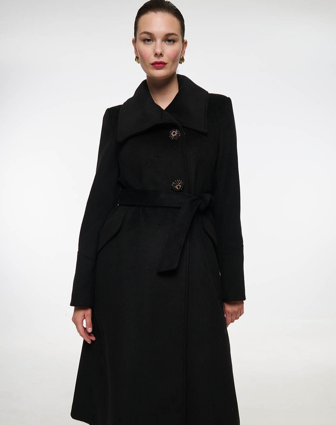 Vintage Black Stand Collar Wom - Women Formal Wear For Plus Size reseña y precio