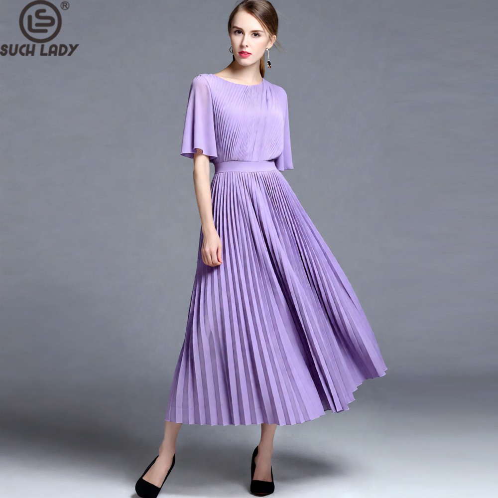 Women's Lilac Cape Sleeve Plea - Women'S Formal Wear For A Wedding Guest reseña y precio