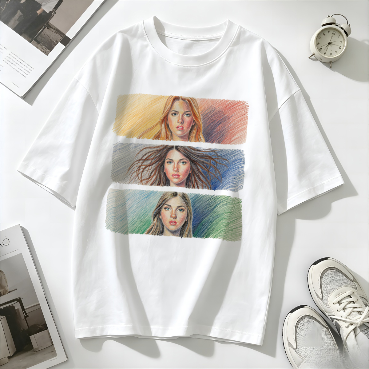 T Shirts Neon Print Bright Flu - Women'S Formal Evening Wear Tops reseña y precio