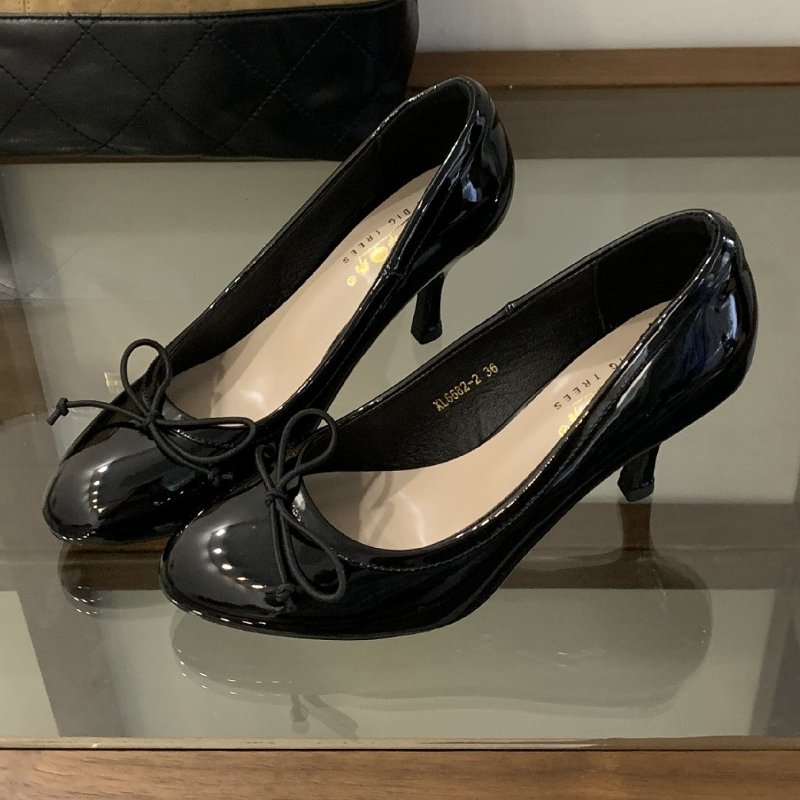 Elegant Patent Leather High He - Women Formal Wear For Office reseña y precio