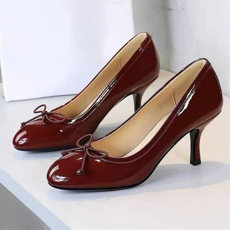 Elegant Patent Leather High He - Women Formal Wear For Office reseña y precio