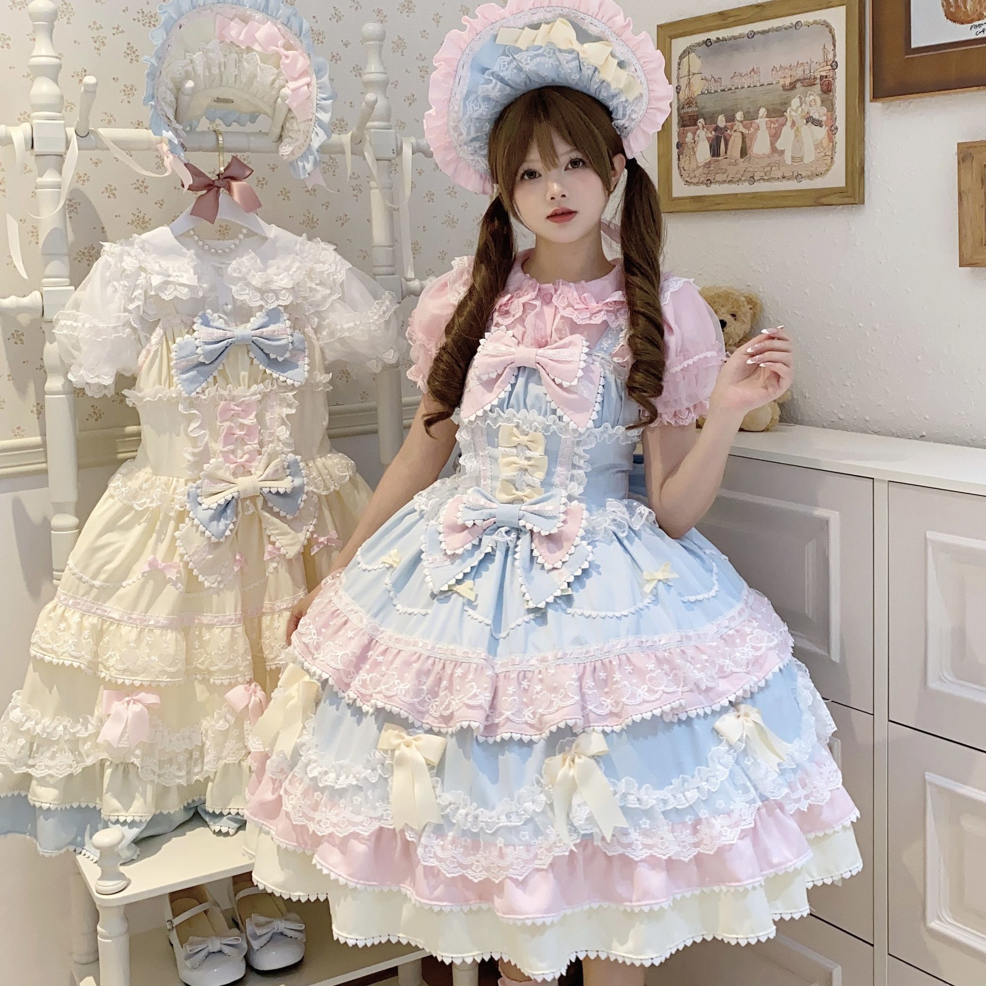 Lolita Dress Cute Jsk Suspende - Victorian Women'S Formal Wear reseña y precio