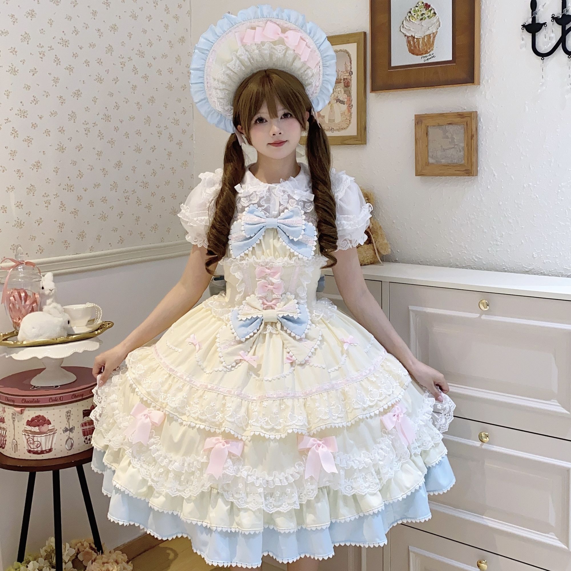 Lolita Dress Cute Jsk Suspende - Victorian Women'S Formal Wear reseña y precio