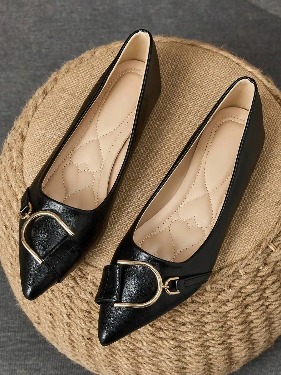Elegant Women’s Black Pointed  - Formal Women Daily Wear Shoes reseña y precio