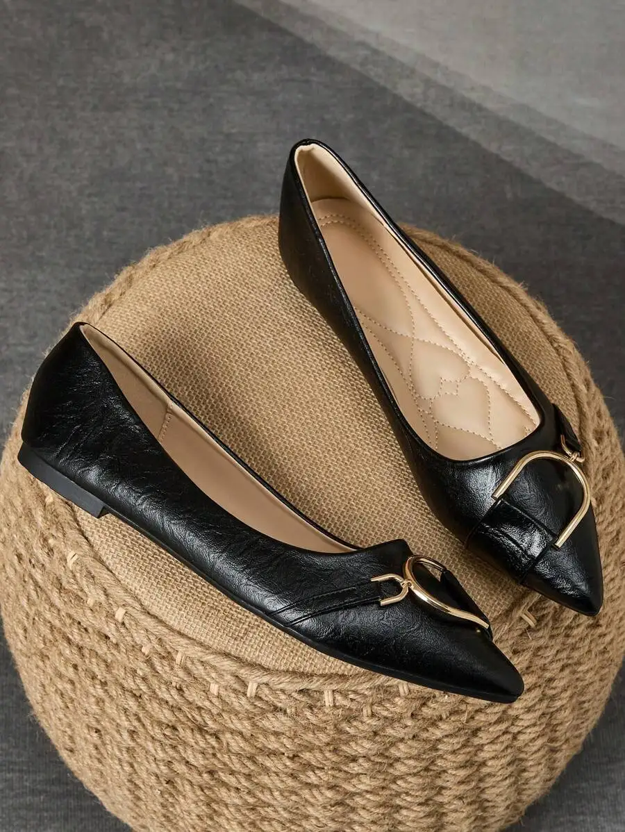 Elegant Women’s Black Pointed  - Formal Women Daily Wear Shoes reseña y precio