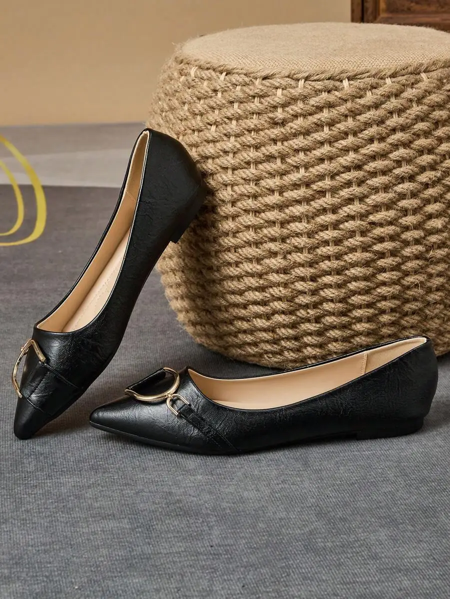 Elegant Women’s Black Pointed  - Formal Women Daily Wear Shoes reseña y precio