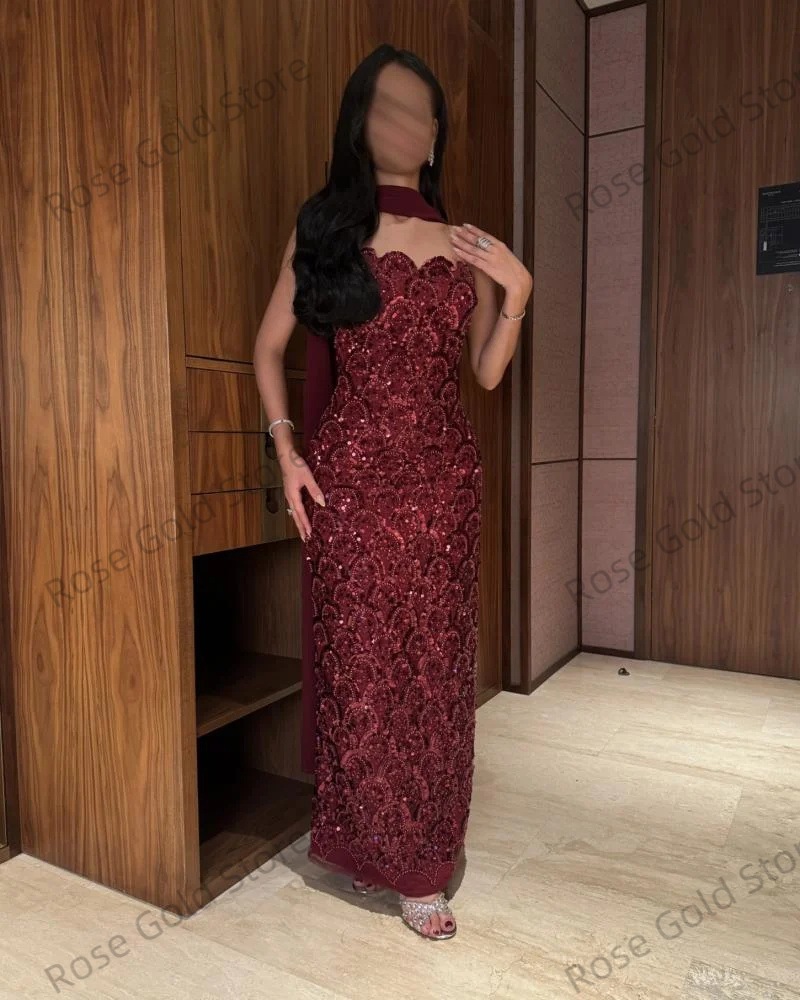 Luxurious Sequin Mermaid Prom  - Formal Gala Wear Women reseña y precio