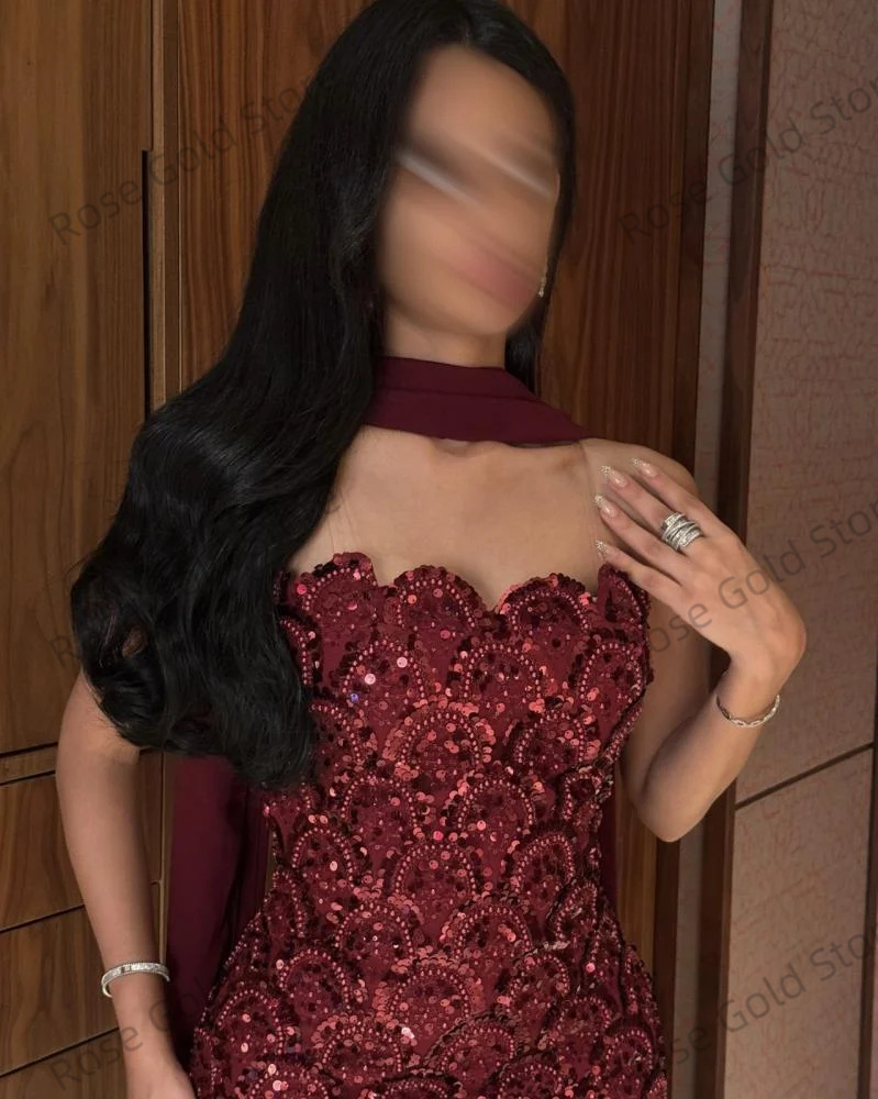 Luxurious Sequin Mermaid Prom  - Formal Gala Wear Women reseña y precio