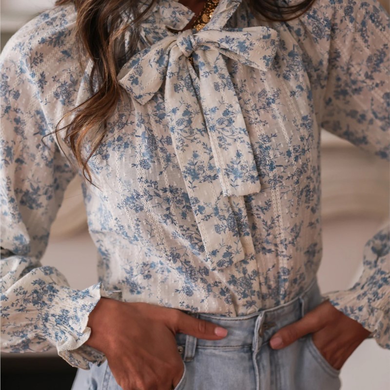 Womens Wear Bow Fashion Printe - Women'S Formal Evening Wear Tops reseña y precio