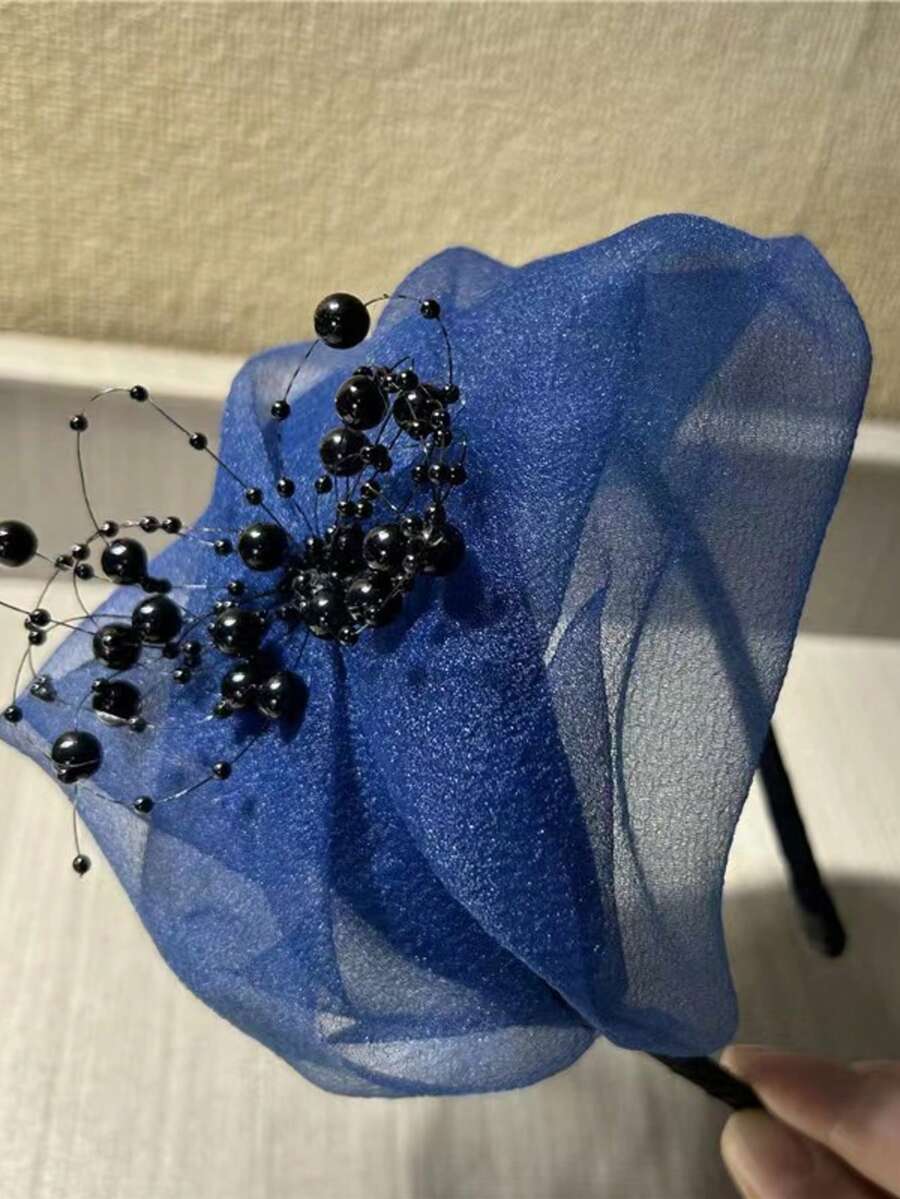 Purple Tulle Semi-Brim Headban - Women'S Semi Formal Evening Wear reseña y precio