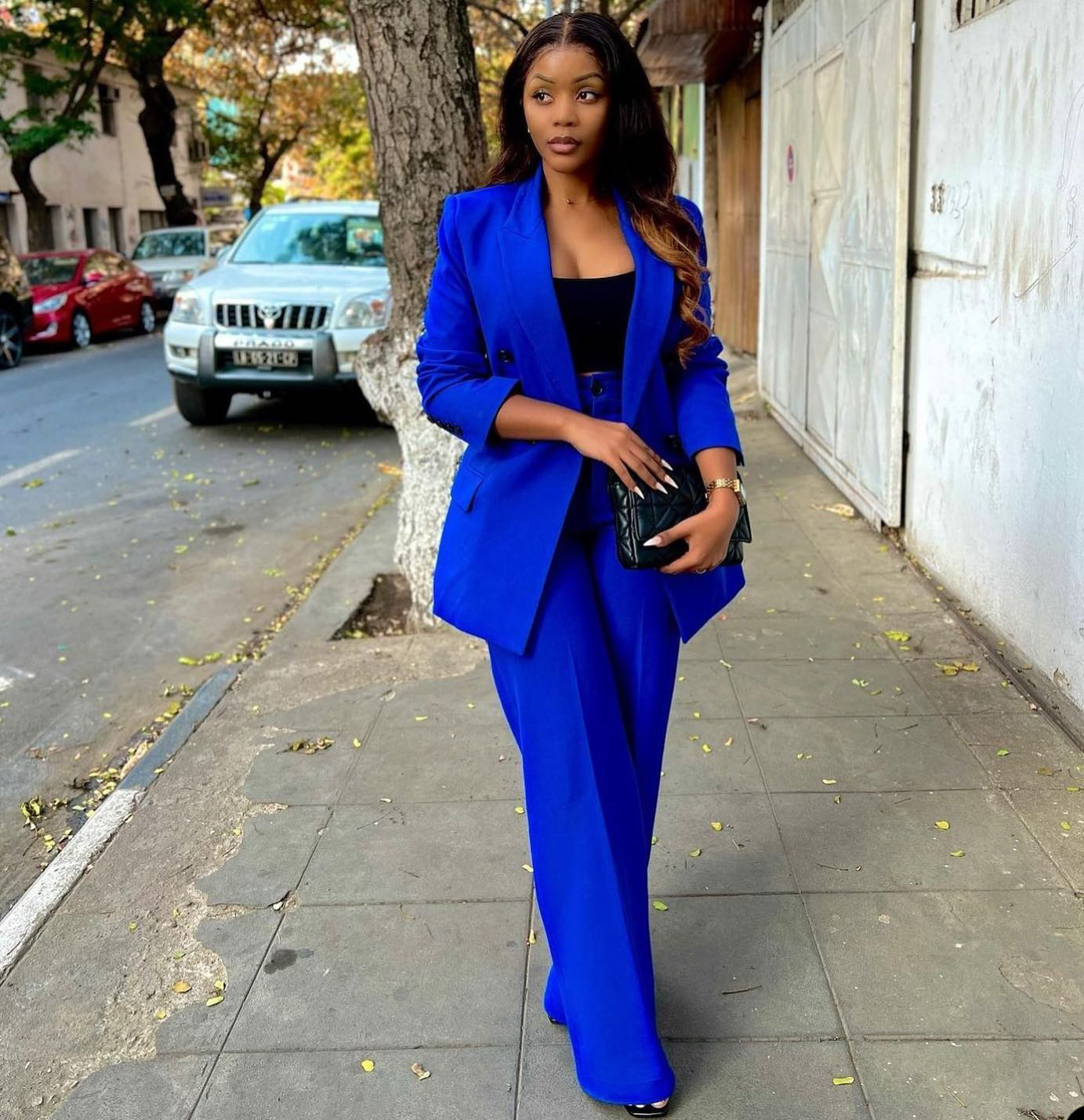 Royal Blue Women Pants Suits 2 - Women Formal Wear For Plus Size reseña y precio