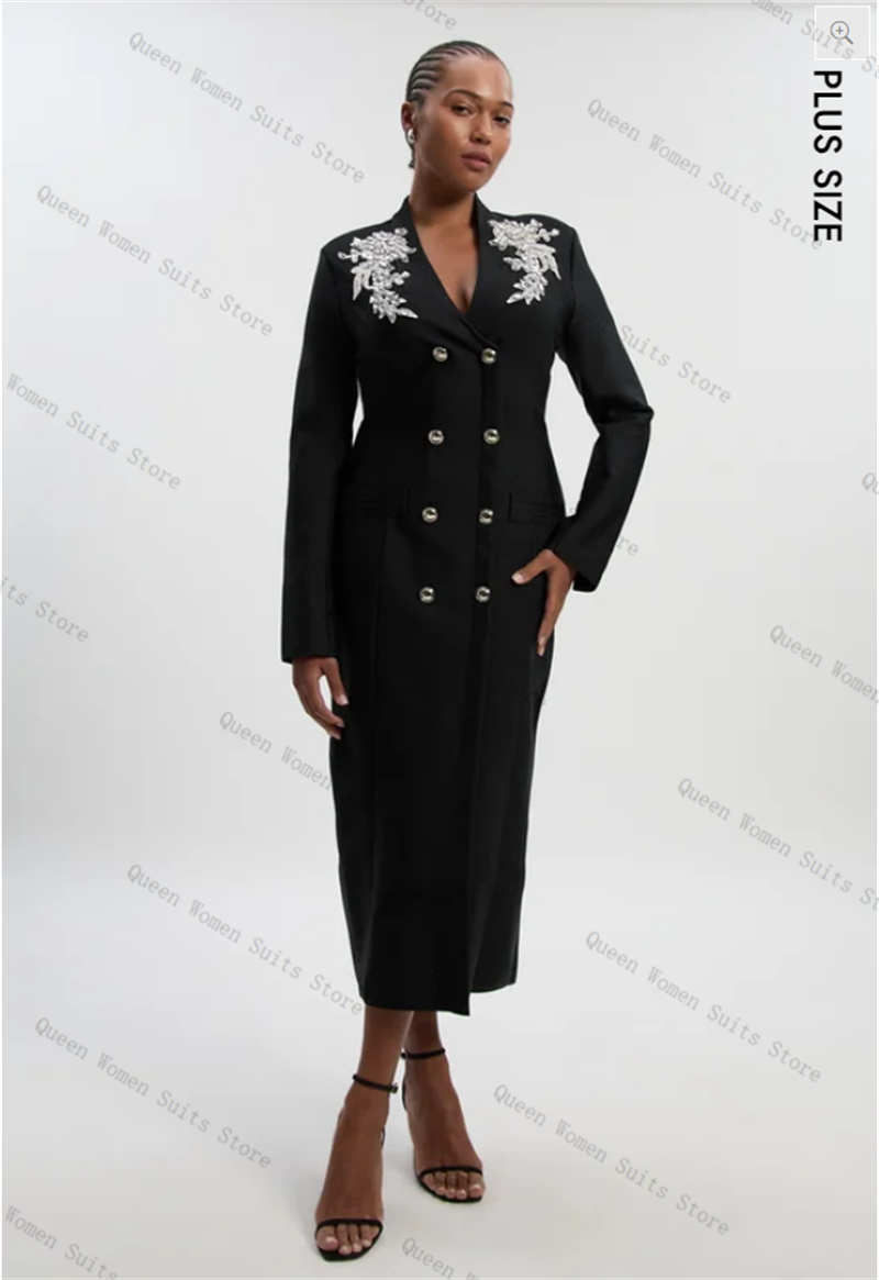 Black Cotton Women Suit 1 Piec - Women'S Formal Wear For A Wedding Guest reseña y precio