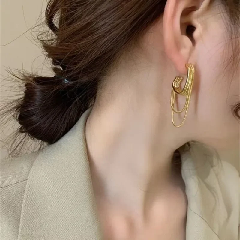 Charm Double Chain Long Tassel - Formal Wear Jewelry For Women reseña y precio